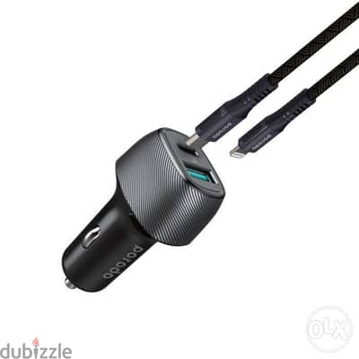 Porodo Dual Port PD Car Charger 38W (New)