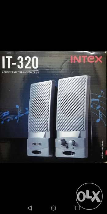 Brand New Intex computer speakers and E-links stereo headset 0