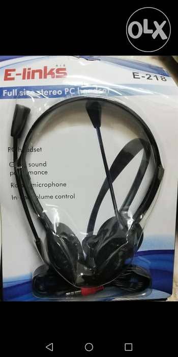 Brand New Intex computer speakers and E-links stereo headset 3