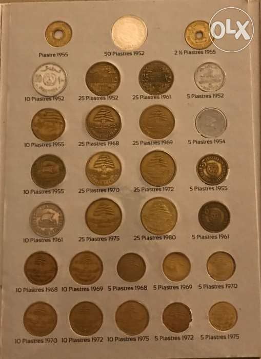 Lebanese Coins Collection 3