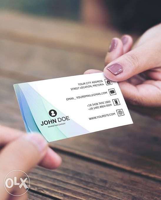 Business Cards Printing - طباعة بطاقات العمل 0
