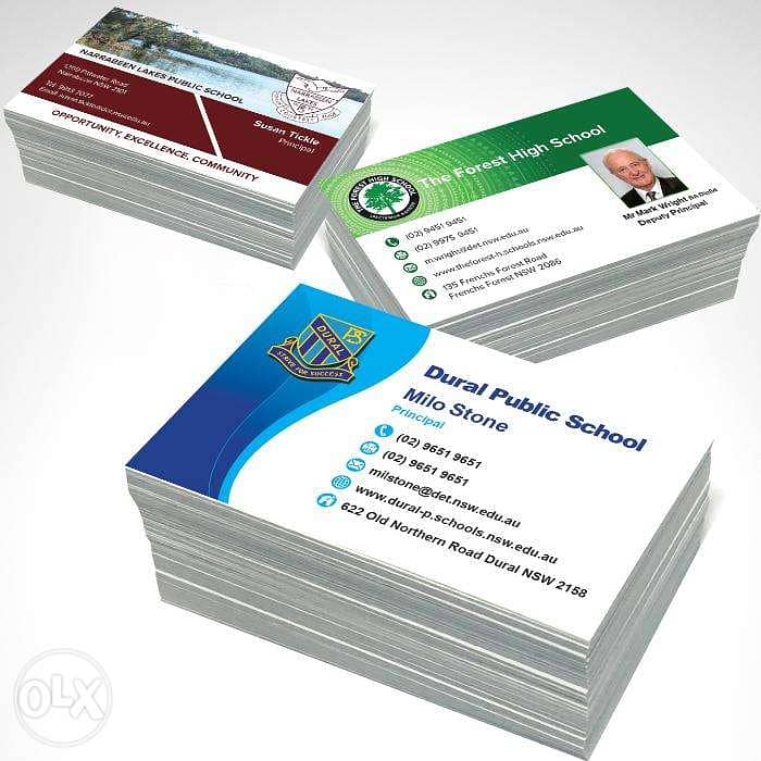 Business Cards Printing - طباعة بطاقات العمل 1