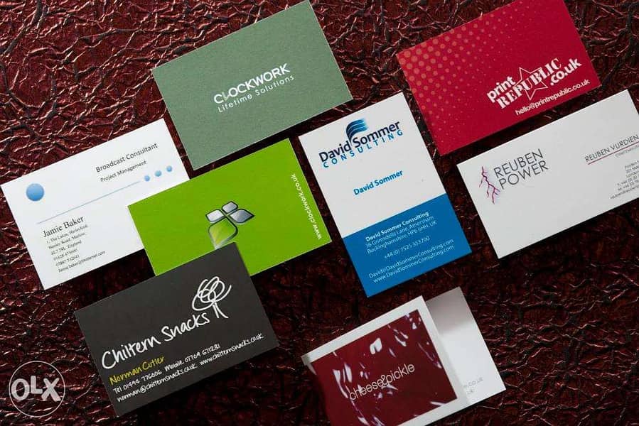 Business Cards Printing - طباعة بطاقات العمل 3