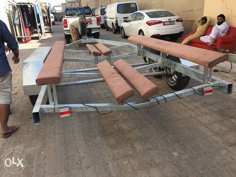 20 feet galvanized boat trailer للبيع تريلات 0