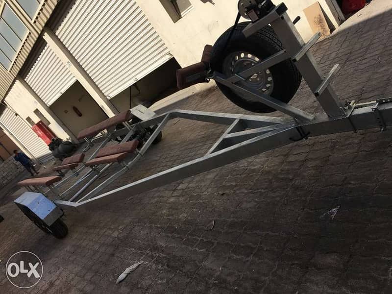 20 feet galvanized boat trailer للبيع تريلات 1