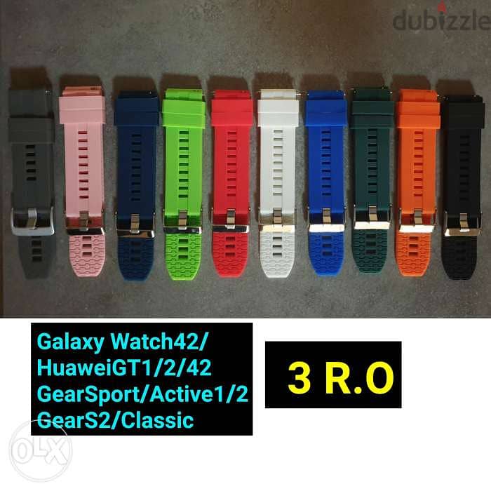 احزمة سيور ساعات هواوي و سامسونج HuaweiGT1/2 42mm Samsung Watch Bands 1