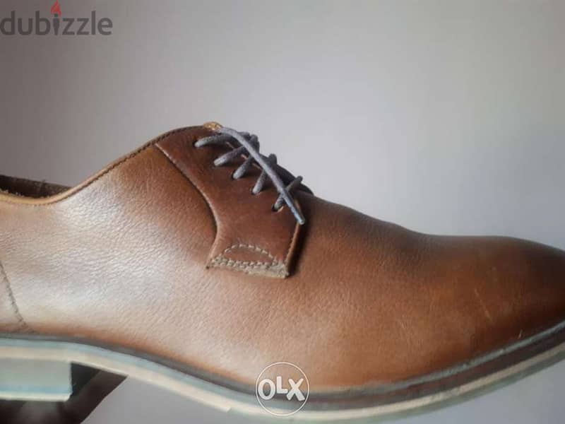 Leather Solid shoe 7