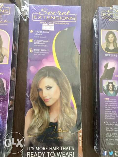 Hair Extensions Box Pack New 5