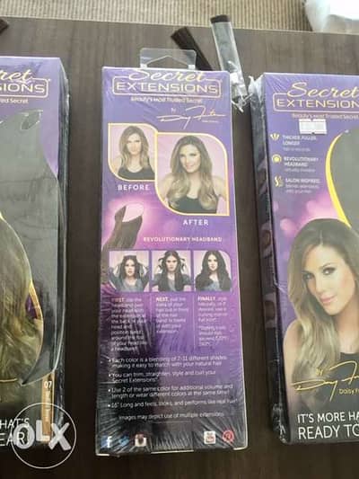 Hair Extensions Box Pack New