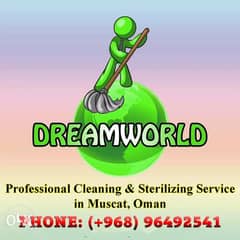 Professional cleaning and sanitizing service in muscat