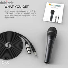 FIFINE K6 Dynamic Handheld Microphone Plug & Play For Karaoke