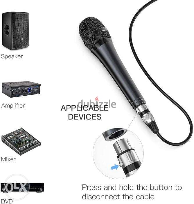 FIFINE K6 Dynamic Handheld Microphone Plug & Play For Karaoke 3
