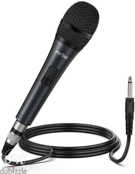 FIFINE K6 Dynamic Handheld Microphone Plug & Play For Karaoke 4