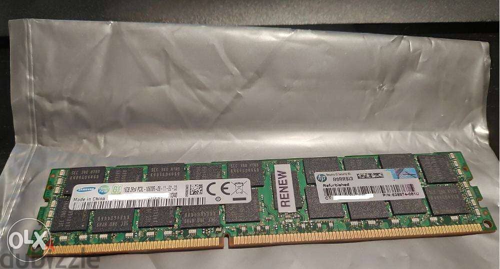 16GB DDR3 Server Registered ECC RAM (HP Refurbished) 1