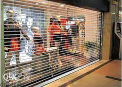 Polycarbonate Transparent rolling shutters for malls and shops 0