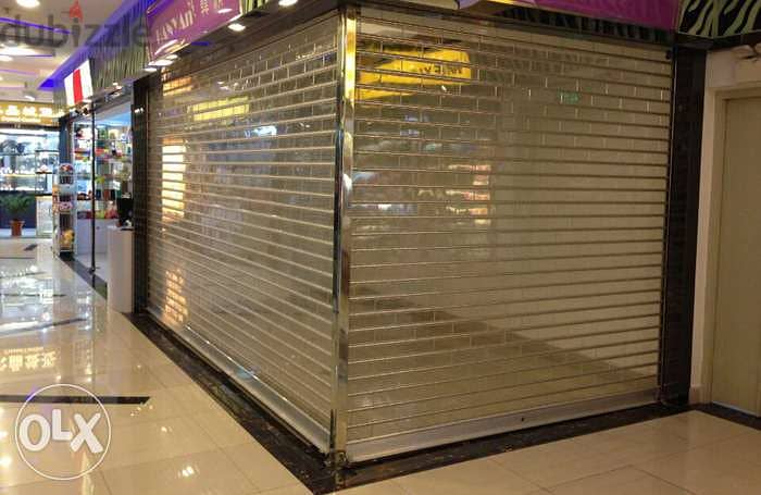 Polycarbonate Transparent rolling shutters for malls and shops 3