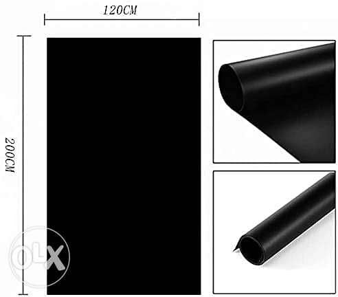 Black PVC Paper Backdrops & background (120x200) ll NEW-ITEM ll 1