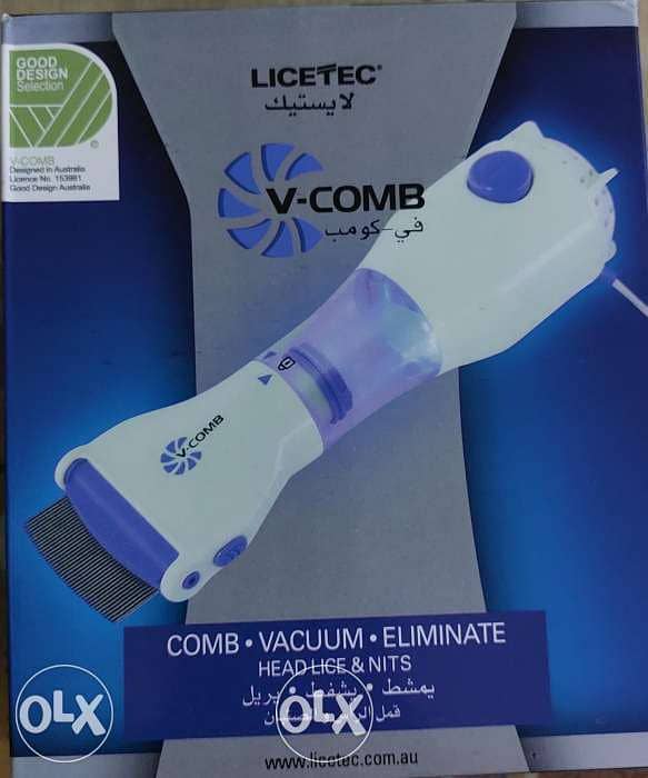V-Comb - Eliminate Head Lice And Eggs 1