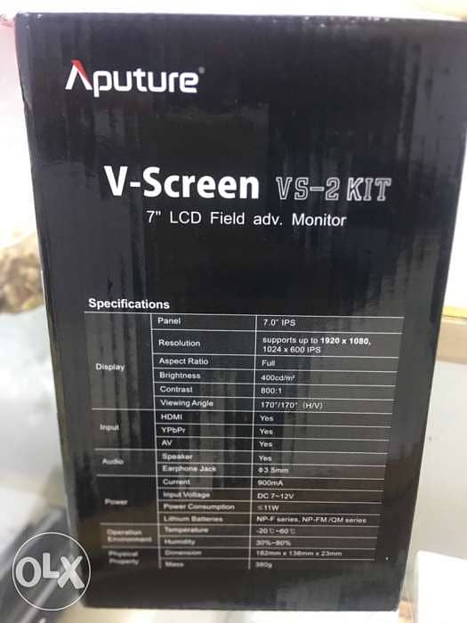 Aputure VS-2 V-Screen 7 Date: 01/11/2021 7