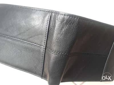 Genuine black leather wallet