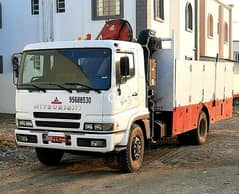 Hiab truck crane available for rent  (9568 8045)