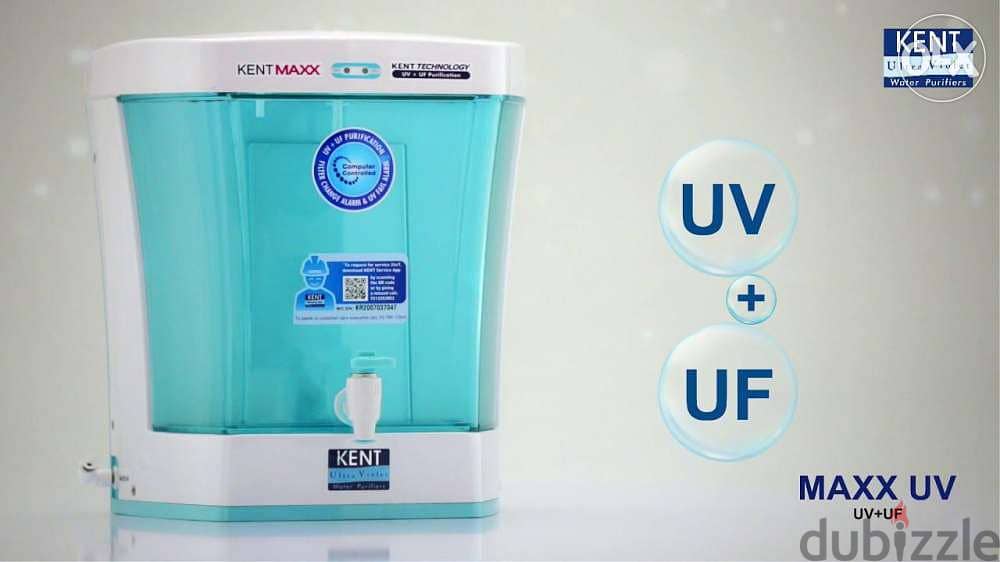 Kent maxx purifier. . UV and UF. . without RO 1