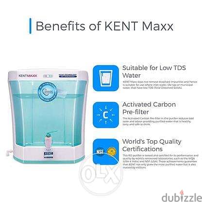 Kent maxx purifier. . UV and UF. . without RO 5