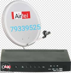 New satellite hd box Airtel I have 6 month pakge available south north