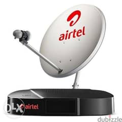 Airtel new Full hd Digtal receiver with 6months malyalam tamil telgu