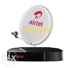 New HDD Airtel box Six month subscription Available all pakge