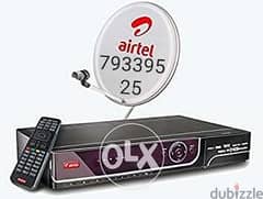 New DJ Airtel hd box with 6 month pakge available all south language A