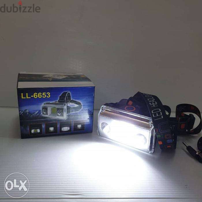 LED Rechargeable Headlamp LL6653B 1