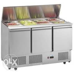 Chiller with salad bar
