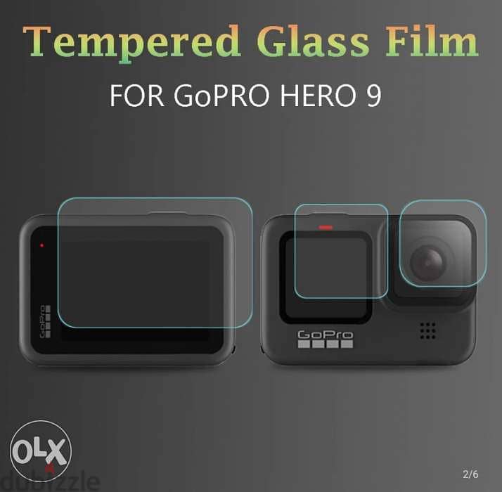 Tempered Glass Protector for gopro 9, 10,11 0