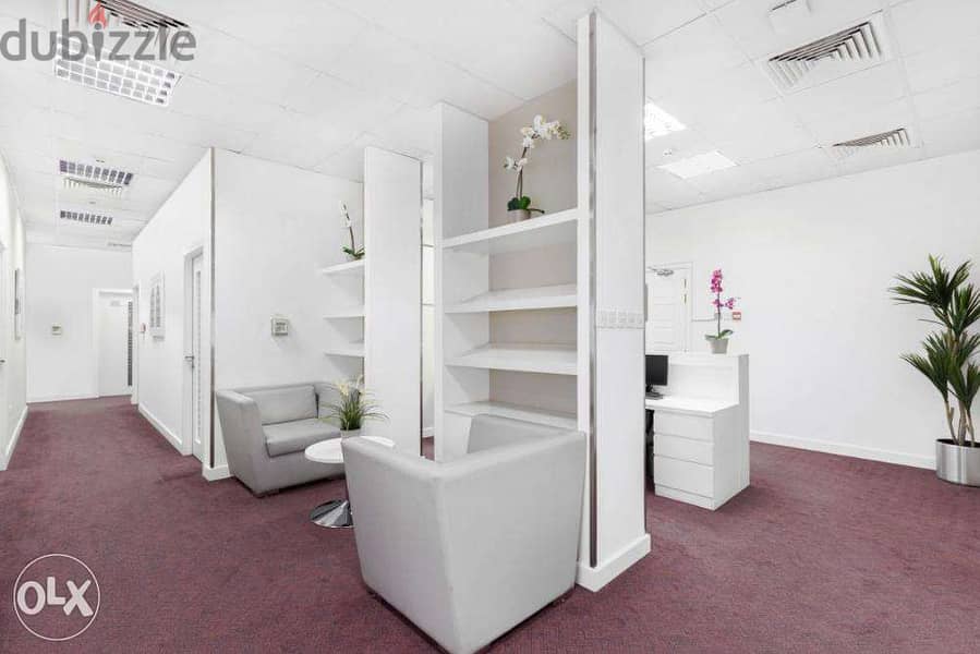 2 desk private office available for rent in Al Khuwair 0