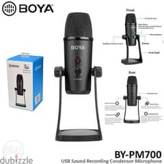 BOYA BY-PM700 USB Condenser Cardiod Microphone with 4 Polar Pattern