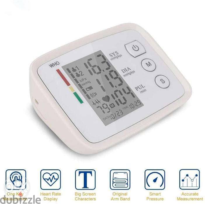Electronic Blood Pressure Monitor Irregular Heartbeat & Hypertension 3