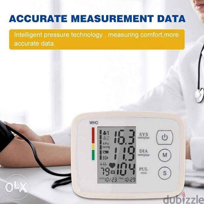Electronic Blood Pressure Monitor Irregular Heartbeat & Hypertension 4