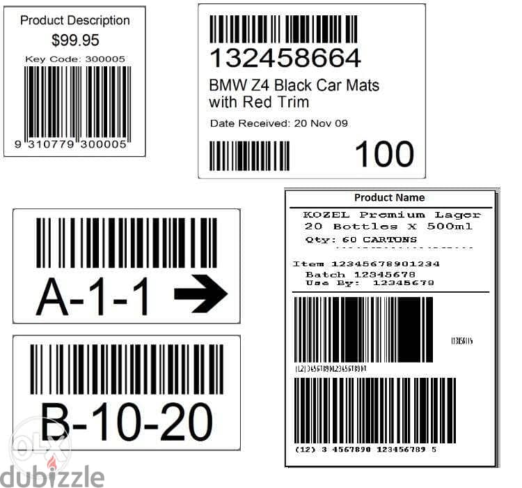 Barcode Printing Label Scale 1