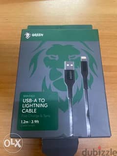 Brand new Apple phone fast charging cable(Brand : Green)
