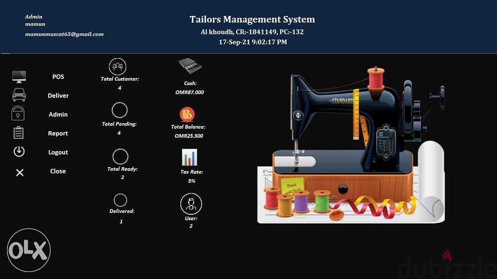Tailors Software for shop 0