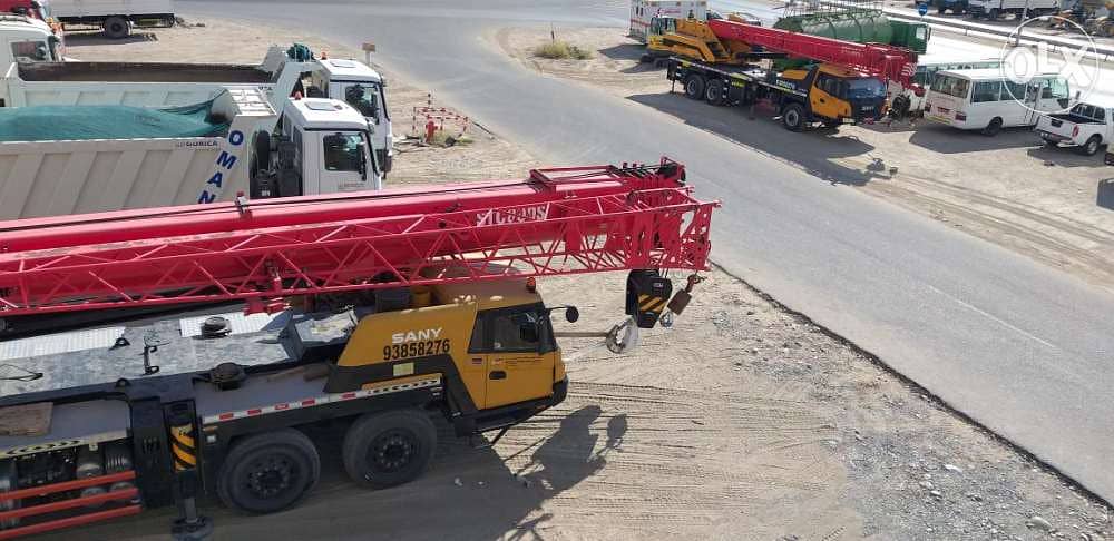 Cranes from 25 ton to 220 Ton Are available For rent in oman! cranes 4