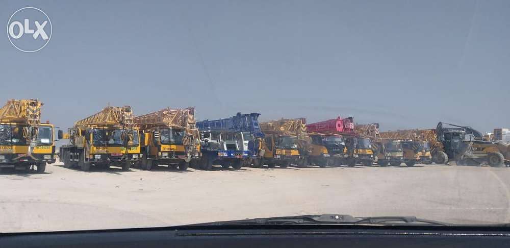 Cranes from 25 ton to 220 Ton Are available For rent in oman! cranes 6