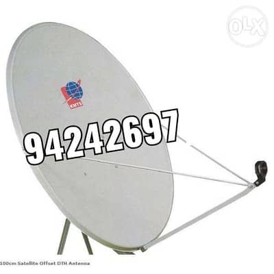 Home dish Technician Nilesat Arabsat Airtel DishTv Osn Installation /