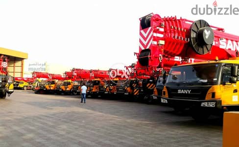 RENTAL Cranes All Capacity From 25Ton To 250Ton Available for Rent