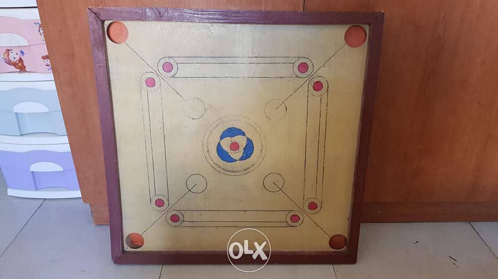 Carrom board without coins 0