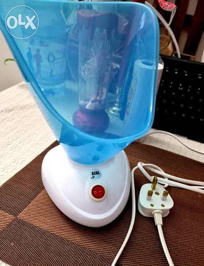 facial steamer- almost new- rarely used