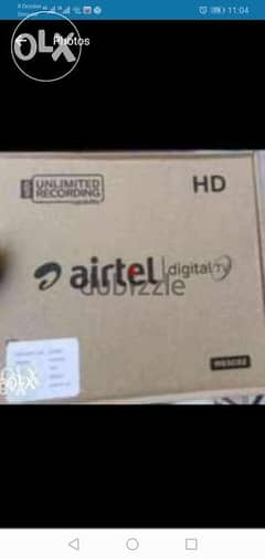 Letast"air tel full hd"recvier/with south pakeg 6 months freee