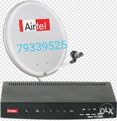 Hd airtel sutupbox 6month free subscription full south