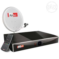 HDD Airtel receiver digital brand Latest model With 6months malyalam